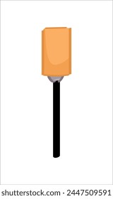 Nail drill bit on white background