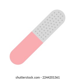 Nail file and nail buffer. Manicure and pedicure care tool isolated on white background.