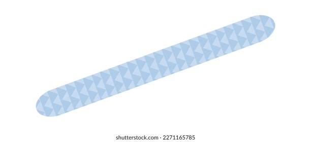 Nail file flat icon Manicure tool Beauty salon. Vector illustration