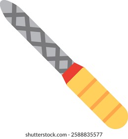 Nail File Flat Illustration Vector Design