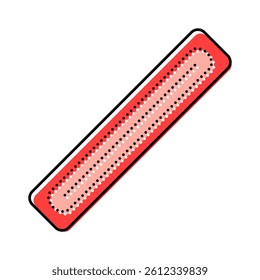 nail file hygiene color icon vector. nail file hygiene sign. isolated symbol illustration