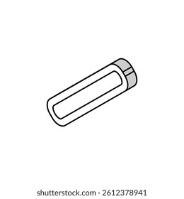 nail file hygiene isometric icon vector. nail file hygiene sign. isolated symbol illustration