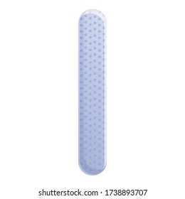 Nail file icon. Cartoon of nail file vector icon for web design isolated on white background
