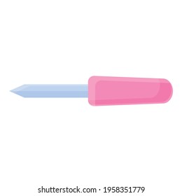 Nail file icon. Cartoon of Nail file vector icon for web design isolated on white background