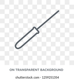 Nail file icon. Nail file design concept from  collection. Simple element vector illustration on transparent background.