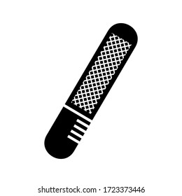 nail file icon or logo isolated sign symbol vector illustration - high quality black style vector icons
