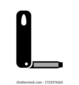 nail file icon or logo isolated sign symbol vector illustration - high quality black style vector icons
