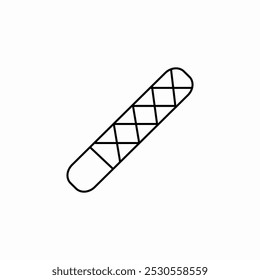 nail file icon sign vector