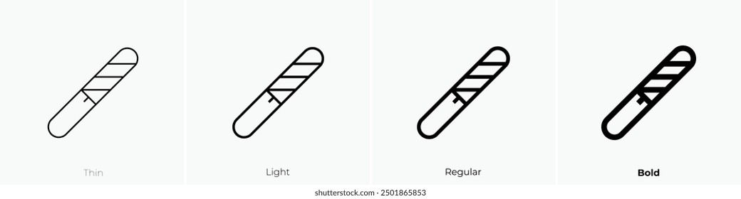 nail file icon. Thin, Light Regular And Bold style design isolated on white background