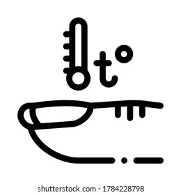 archivo de clavo con vector de icono de infección. archivo de uñas con signo de infección. ilustración de símbolo de contorno aislado
