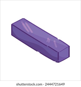 Nail file on white background