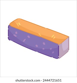 Nail file on white background