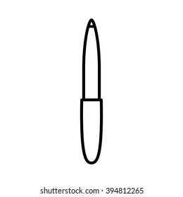 nail file thin line icon