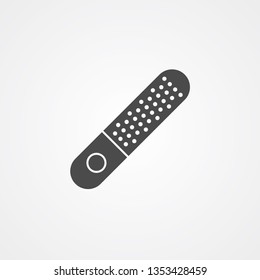 Nail file vector icon sign symbol