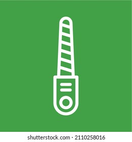 Imagen vectorial del icono de filtro de clavos. También se puede usar para ropa y accesorios. Adecuado para aplicaciones móviles, aplicaciones web y medios impresos.