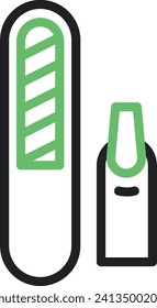 Nail Filer icon vector image. Suitable for mobile application web application and print media.