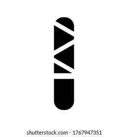 Icono de archivo de Nail o logotipo símbolo de signo aislado ilustración vectorial - iconos vectoriales de estilo negro de alta calidad
