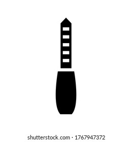 Nail filing icon or logo isolated sign symbol vector illustration - high quality black style vector icons
