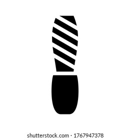 Nail filing icon or logo isolated sign symbol vector illustration - high quality black style vector icons
