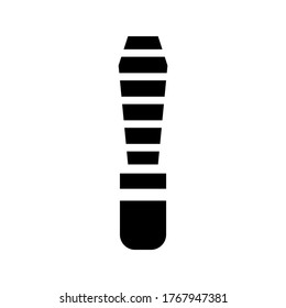 Nail filing icon or logo isolated sign symbol vector illustration - high quality black style vector icons
