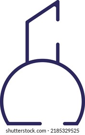 Nail gel, illustration, vector on a white background.