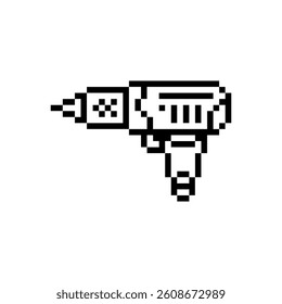 nail gun tool pixel art