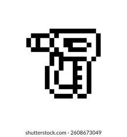 nail gun tool pixel art
