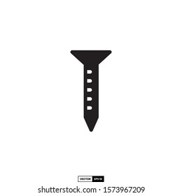 Nail icon, design inspiration vector template for interface and any purpose