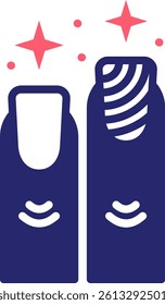 Nail Icon Fill Vector Illustration