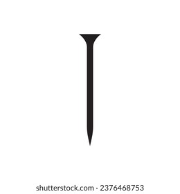 Nail icon. Nail flat sign design. Nail symbol vector pictogram. UX UI icon