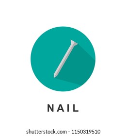 Nail icon illustration isolated vector sign symbol