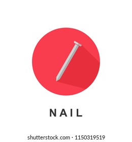 Nail icon illustration isolated vector sign symbol