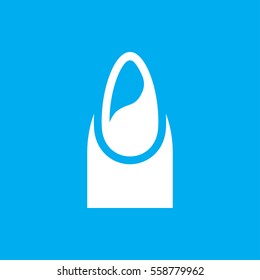nail icon illustration isolated vector