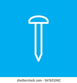 nail icon illustration isolated vector sign symbol