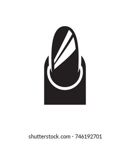 nail icon illustration isolated vector