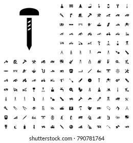 Nail icon illustration isolated vector sign symbol. editable construction icons vector set.