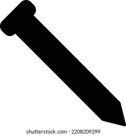 Nail icon, logo or symbol