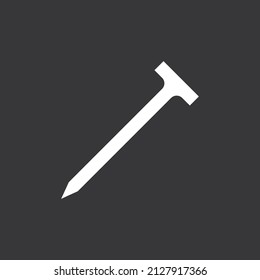 Icono de cola en fondo gris