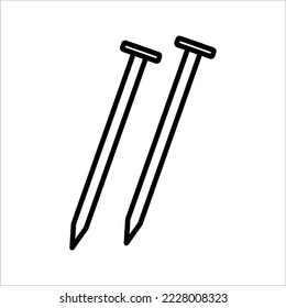 icono de uñas en fondo blanco