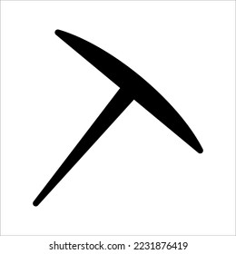 Nagelsymbol auf weißem Hintergrund