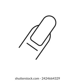 Nail icon, template for graphic and web design. vector illustration
