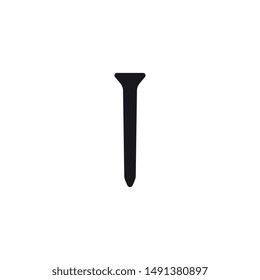 Nail Icon Vector Illustration Eps
