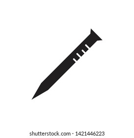Nail icon vector style illustration