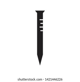 Nail icon vector style illustration