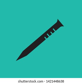Nail icon vector style illustration