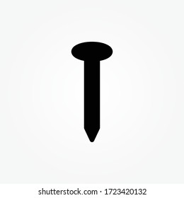 Ilustración de estilo vectorial de icono Nail