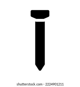Nail Icon Vector Symbol Design Illustration