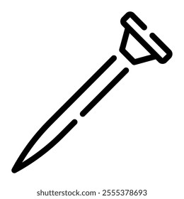 Nail icon for web, app, infographic, etc