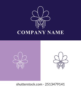 Nail logo for beauty care