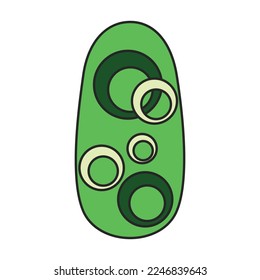 Nail of manicure vector icon.Color vector icon isolated on white background nail of manicure.